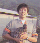 教育ファーム運営担当、養鶏担当：（株）久留米孵卵場　古賀宣彦