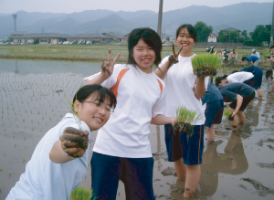 田植え・野菜苗植え体験