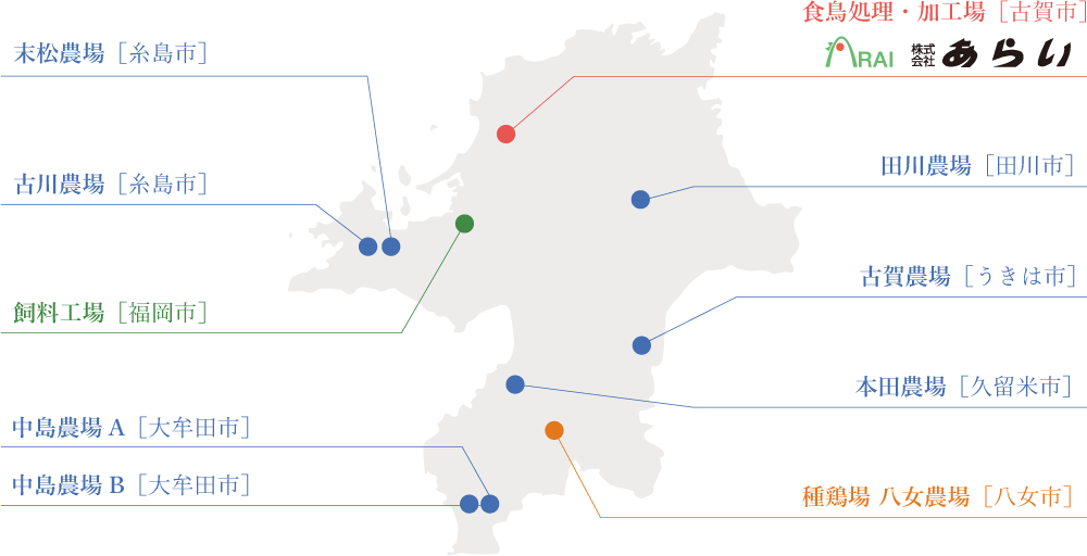 工場・農場地図